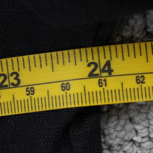 Neu Nomads Linen Shirt Womens XS Black Solid Button Down Oversized 3/4 Sleeve - Picture 9 of 10